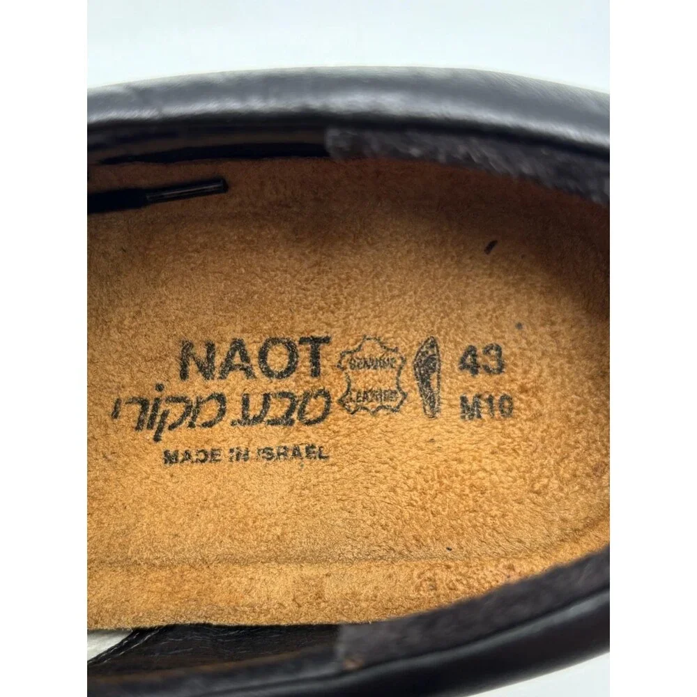 Naot WISDOM Men's NEW Lace-Up Dress Shoe Black 80004 EU Size 41